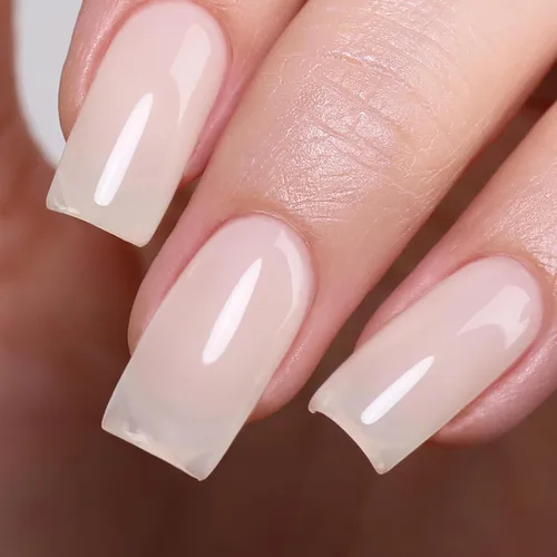 Miniatura 17 de Esmalte de uñas en gel color rosa transparente, 15ml, color rosa translúcido Jelly, esmalte de uñas en gel UV/LED que se absorbe para manicura