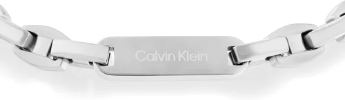 Miniatura 2 de Calvin Klein Men's Stainless Steel Bold Statement Chain Bracelet with Polished ID Plaque