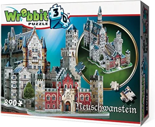 Miniatura 11 de Wrebbit3D Notre-Dame de Paris 3D Puzzle 830 piezas de rompecabezas Colección de castillos y catedrales