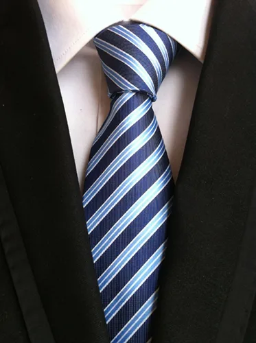 Miniatura 71 de WeiShang Lote de 6 corbatas clásicas de seda para hombre, corbatas tejidas jacquard