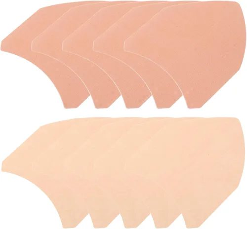 Veemoon Anti Chafing Thigh Friction Pads 10pcs Set Elastic Fabric and Non-Woven Invisible Thigh Bands for Chafing Prevention and Sweat Isolation