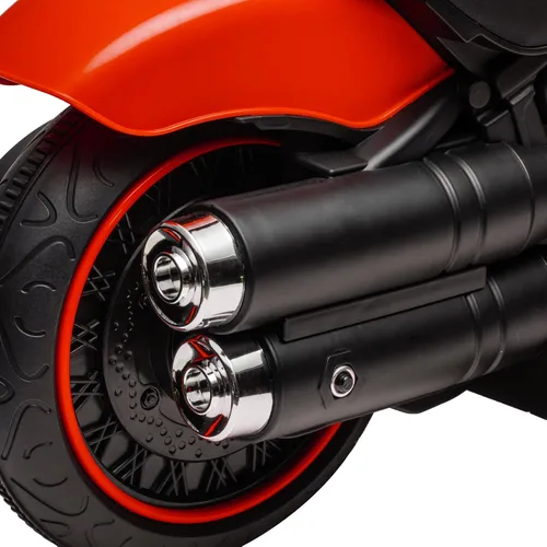 Miniatura 9 de Aosom Motocicleta para niños con ruedas de entrenamiento, juguete de 6V para montar para niños de 18 a 48 meses, motocicleta a batería para niños