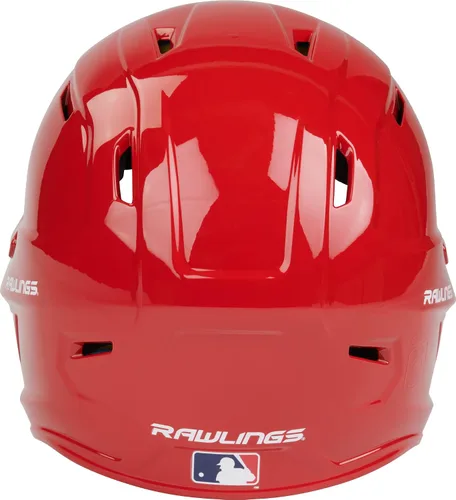 Miniatura 5 de Rawlings Casco de bateo de béisbol MACH Brillo Tamaños JR y SR Varios colores brillo escarlata