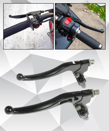 Miniatura 4 de ESEWALAS Palanca de embrague, Palancas de freno de bicicleta, Accesorios para automóvil 7/8" 22mm Universales para izquierda y derecha, Compatible