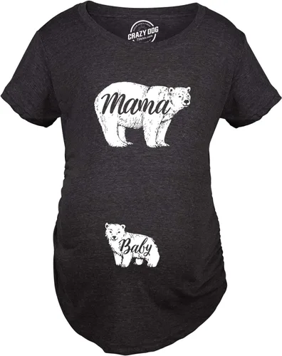 Miniatura 3 de Camiseta de maternidad con anuncio de embarazo para mamá oso