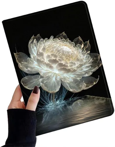 Miniatura 7 de kaidisen Funda de flores compatible con iPad de 9.7 pulgadas, 6ª y 5ª generación, iPad Air/Air 2, diseño de flores, ilustración floral con soporte