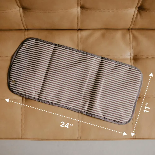 Miniatura 6 de Parker - Cambiador portátil para pañales Cambiador de pañales para bebé grande y apto para viajes, sin fugas y lavable, tapete plegable