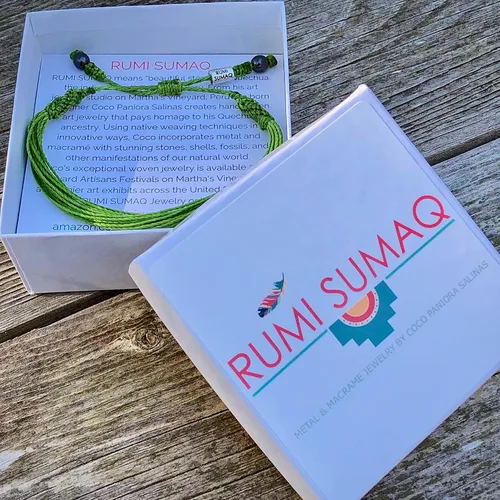 Miniatura 142 de Rumi Sumaq Pulsera de concientización para hombres, mujeres y niños – Pulsera de apoyo tejida ajustable anudada a mano – Pulsera de conciencia sutil