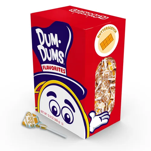 Miniatura 10 de Dum Dums Paletas de Soda de Crema - Caja de Dulces a Granel con Paletas Envueltas Individualmente, Chupetas Gourmet de un Solo Sabor - 50