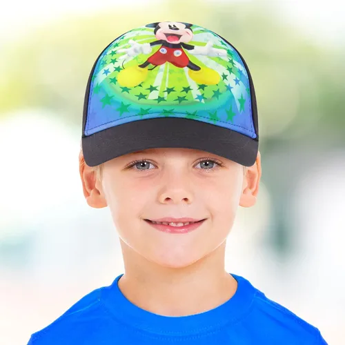 Miniatura 2 de Disney Boys Baseball Cap Mickey Mouse Adjustable Toddler Hat Ages 2-4 Or Boy Hats for Kids Ages 4-7
