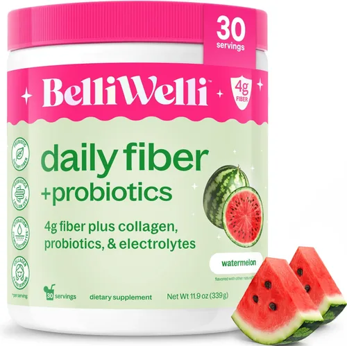Belli Welli Fibra en polvo, sandía, 30 porciones