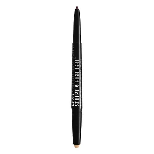 Miniatura 6 de NYX PROFESSIONAL MAKEUP Esculpir y resaltar el contorno de cejas, lápiz de cejas, negro dorado Melocotón dorado negro