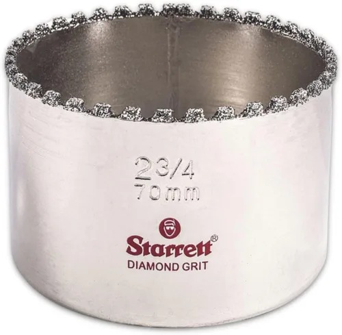 Miniatura 47 de Starrett KD0100-N - Holesaw de grano de diamante de 1 pulgada