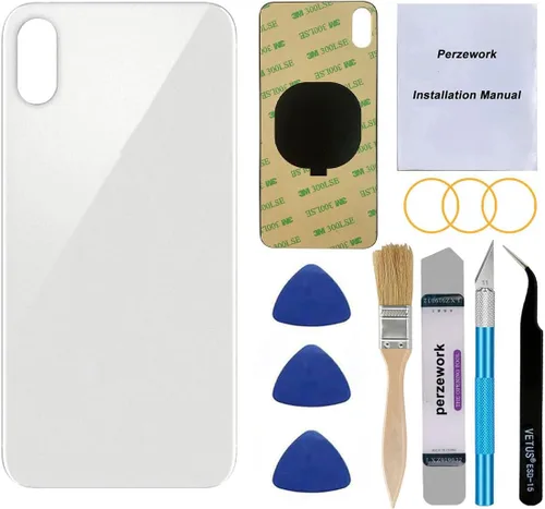Miniatura 37 de Reemplazo de cristal trasero OEM para iPhone Xs de 5.8 pulgadas con kit de herramientas de reparación y adhesivo preinstalado (Oro)