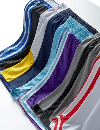 Miniatura 40 de Liberty Imports Paquete de 5 pantalones cortos de baloncesto atléticos de secado rápido para hombre, entrepierna de 9 pulgadas con bolsillos, ropa