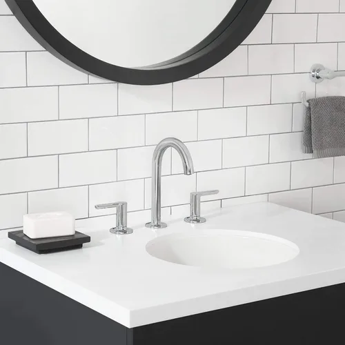 Miniatura 6 de American Standard 7105801.002 Studio S - Grifo de baño con manijas de palanca, cromo pulido