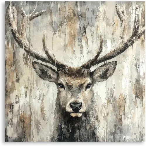 Miniatura 8 de Arte de pared rústico de osos del bosque, pinturas en lienzo, cuadros de animales, arte de pared para dormitorio y sala de estar