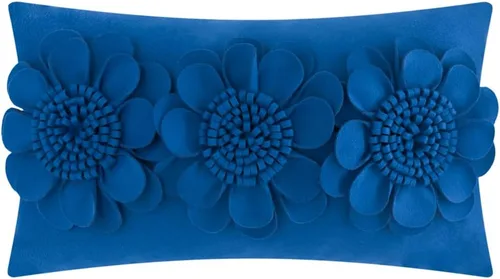 Miniatura 12 de JWH Funda de almohada decorativa con diseño de flores 3D, funda de almohada decorativa de girasol, cojín de terciopelo, funda de almohada floral