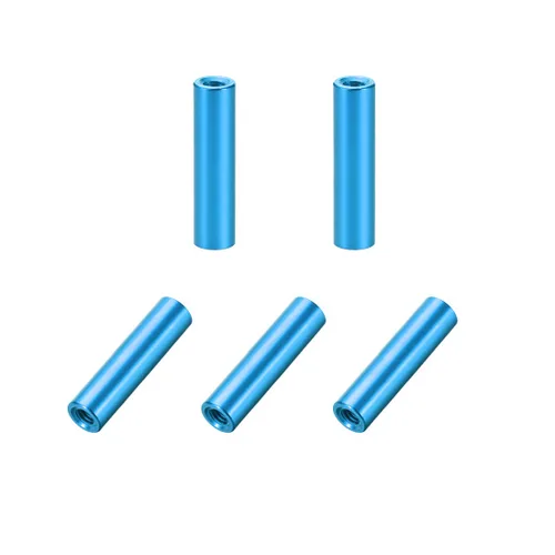 Miniatura 11 de uxcell 5 unids M3x30mm redondo aluminio Standoff columna espaciador hembra para drone FPV Quadcopter Racing RC multirotors piezas DIY plateado