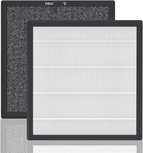 Miniatura 9 de HAP605 - Paquete de 2 filtros de repuesto para purificador de aire para FreAire HAP605 HAP607 y XenonLab HAP607 HAP605, filtros de carbón activado