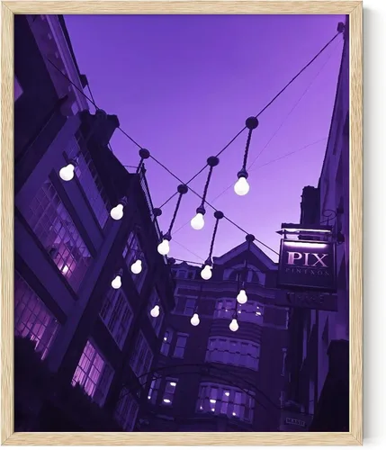 Miniatura 55 de HAUS AND HUES Arte de pared morado - Pósteres estéticos para habitación, decoración de pared morada para dormitorio, pósteres estéticos para Turvy