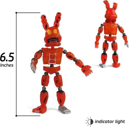 Miniatura 8 de Toysvill Inspirado en el juego Five Nights FNAF Colección Piratas Juego de 5 figuras de acción de Freddi