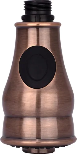 Miniatura 3 de Akicon Pieza de repuesto de cabezal rociador extraíble de cobre antiguo para grifo de fregadero de cocina (AK235-AC)