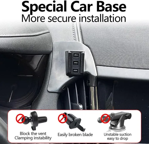 Miniatura 2 de Soporte para teléfono de coche para Cadillac ATS 2013 2014 2015 2016 2017 2018 Base de lujo rendimiento Premium Auto Accesorios Decoración
