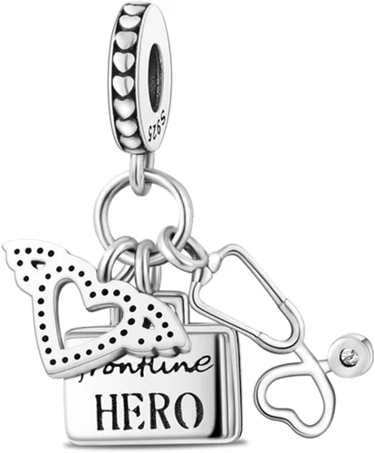 Miniatura 2 de Parmuz Dije de plata de ley 925 para pulsera collar colgante amor mamá océano viajes mariposa fiesta cumpleaños abalorios joyería de regalo
