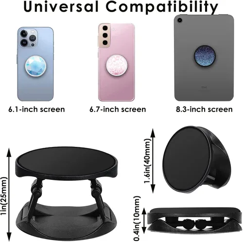 Miniatura 6 de Soporte De Teléfono Celular Plegable Expandiendo Zócalos De Teléfono Titular De Agarre De Dedo Para Smartphone