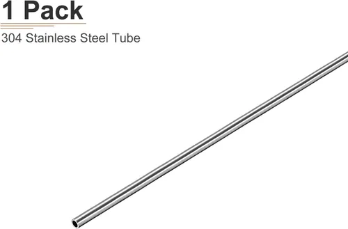 Miniatura 6 de DTGN Tubo de acero inoxidable 304 de 0.079 in x 0.006 in x 9.843 in (ODxWall TxL) - 1 paquete - Bueno para equipos de maquinaria - Tubería de metal