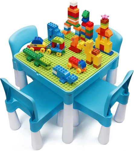 Miniatura 7 de burgkidz Silla de Plástico para Niños Pequeños, Silla para Niños Duradera y Ligera, Asiento de 9.3" de Altura, Uso en Interiores o Exteriores