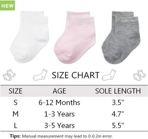 Miniatura 3 de WAFUNNE Calcetines de algodón para bebés y niñas
