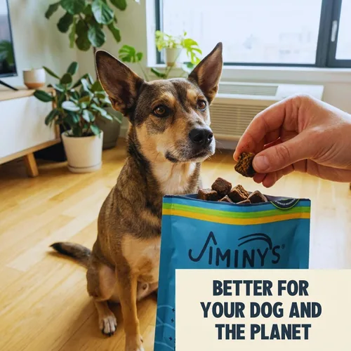 Miniatura 6 de Jiminy's Golosinas masticables de entrenamiento para perros, bajas en calorías, proteína hipoalergénica para insectos, fabricadas en Estados Unidos
