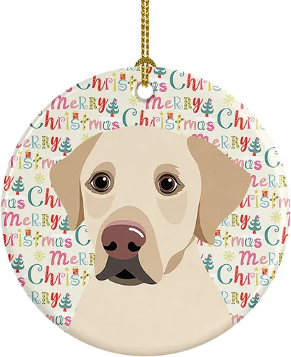 Miniatura 99 de Caroline's Treasures Bulldog Francés Azul de Navidad Adorno de Cerámica Decoraciones Colgantes para Árbol de Navidad para Hogar Navidad, Festividad