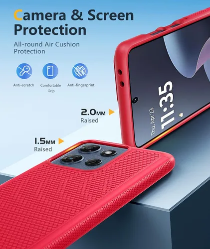 Miniatura 828 de FNTCASE Funda para iPhone 17 Pro: Fundas delgadas translúcidas de color azul claro compatibles con MagSafe, protección completa de la cámara