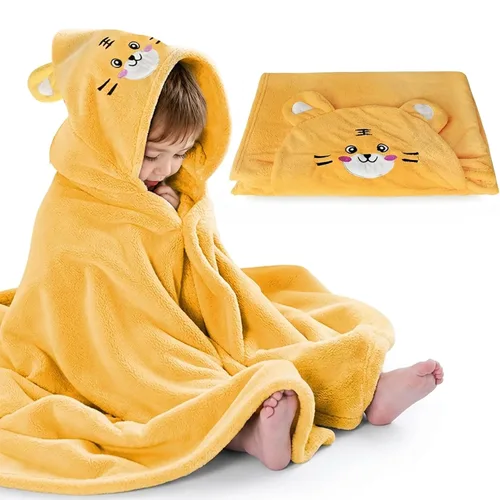 Miniatura 14 de ROMASA Toalla de Baño para Bebé con Capucha Ultra Suave y Absorbente Albornoz para Niños Pequeños Manta para Recién Nacidos Regalos de Baby Shower