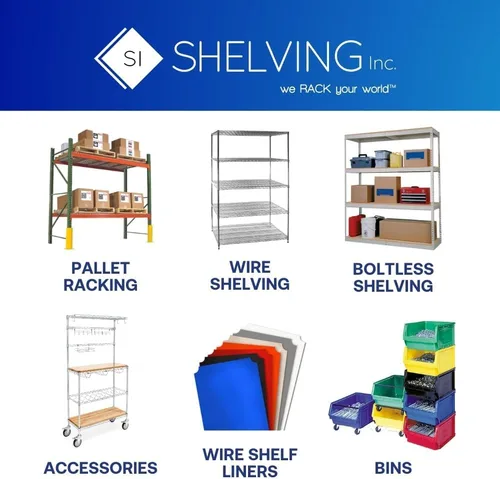 Miniatura 3 de Shelving Inc. 36 pulgadas de profundidad x 48 pulgadas de ancho x 84 pulgadas de alto - 4 estantes gris resistente sin pernos - sin plataforma