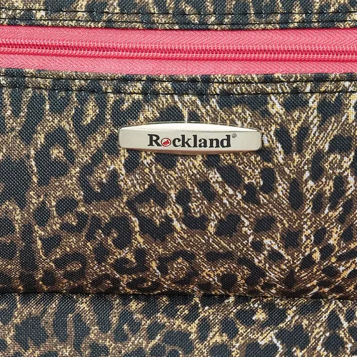 Miniatura 8 de Rockland juego de equipaje de dos piezas Pink Leopard F102-PINKLEOPARD