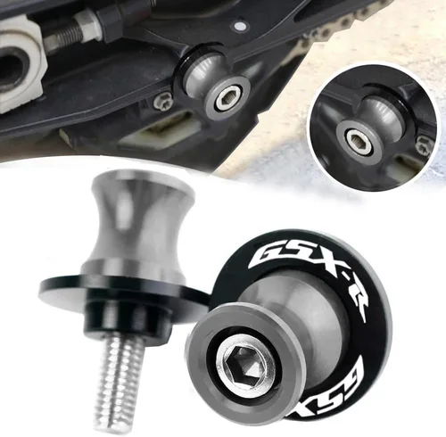 Miniatura 15 de 2 piezas de juego de extremos de empuñadura de manillar de motocicleta, compatible con Suzuki GSXR GSX-R GSXS 600 750 1000 (22mm 7/8" - Rojo)
