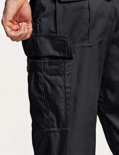 Miniatura 4 de CQR Pantalones tácticos tipo cargo para hombre, tejido ripstop, resistentes al agua, ligeros, EDC para artículos de uso diario, para trabajo