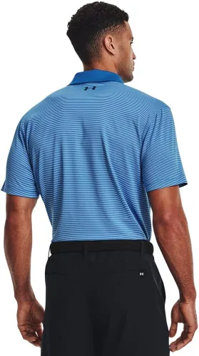 Miniatura 2 de Under Armour Performance - Camiseta de golf tipo polo a rayas para hombre