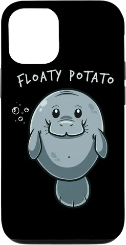 Miniatura 27 de iPhone 11 Floaty Potato Manatí Chubby Sirena Sea Vaca Animal Estuche de Regalo