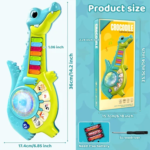 Miniatura 6 de Marstone Juguetes para Niños Pequeños de 1 Año de Edad Regalo para Niño: Juguetes Musicales para Bebé Niña de 12-18 Meses, Piano Guitarra Educativo