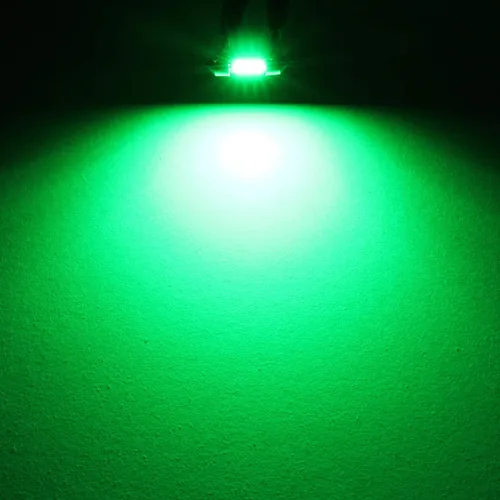 Miniatura 6 de Phinlion - Bombillas LED verdes superbrillantes DE3175 de 31 mm, 3030 6-SMD DE3021 DE3022, focos festón en miniatura de repuesto para luz de mapa