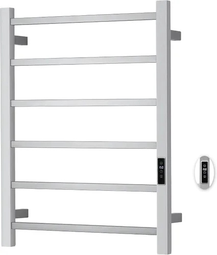 Toalleros térmicos para baño, calentadores eléctricos de toallas para montar en la pared con temporizador y control de temperatura, calentador de