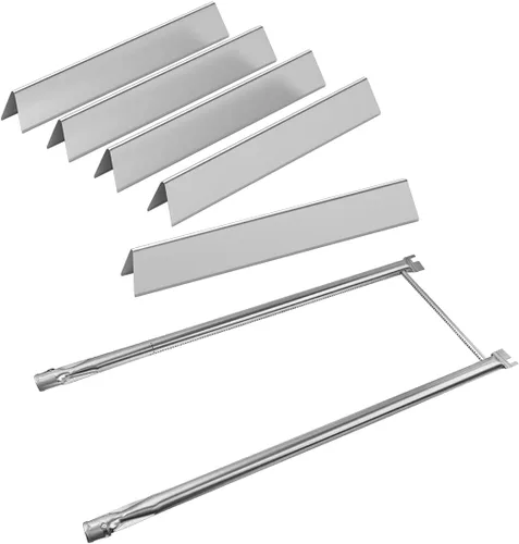 Miniatura 12 de SafBbcue Kits de piezas de parrilla para Weber Spirit II Serie 300 GS4 Parrillas de gas 7636 Barras aromatizantes 69787 Tubo de quemador 67060 Placa