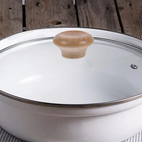Miniatura 5 de Perillas de tapa de sartén de madera, 2 pomos de tapa de madera reemplazables para tapa de sartén de cocina, reemplazo de tapa de olla