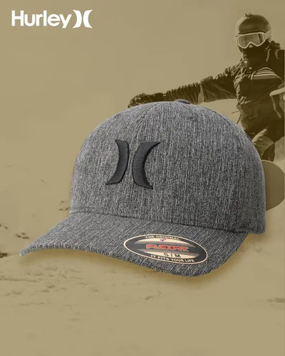 Miniatura 56 de Hurley Gorras para hombre - One & Only Flexfit Textures Cap - Sombreros ajustados para hombre, S-XL