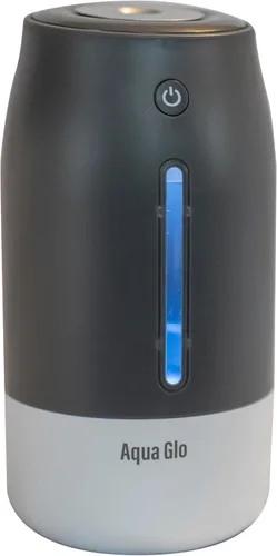 Miniatura 10 de Aqua Glo - Humidificadores portátiles personales para dormitorio, humidificador ultrasónico de niebla fría con batería recargable integrada. Cuarzo